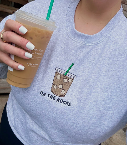 On The Rocks Embroidered Apparel (READ DESCRIPTION)