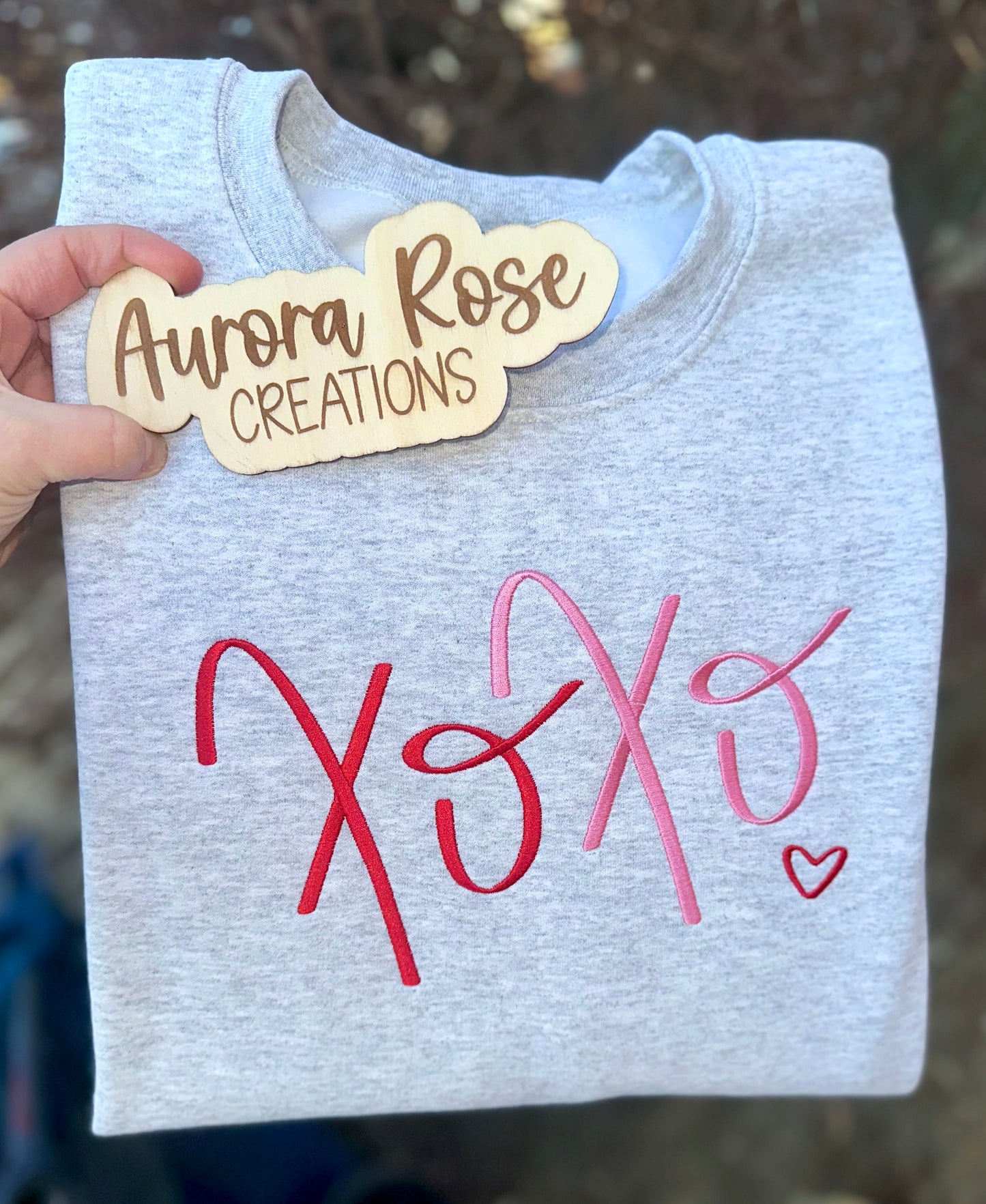 X O X O Embroidered Sweatshirt