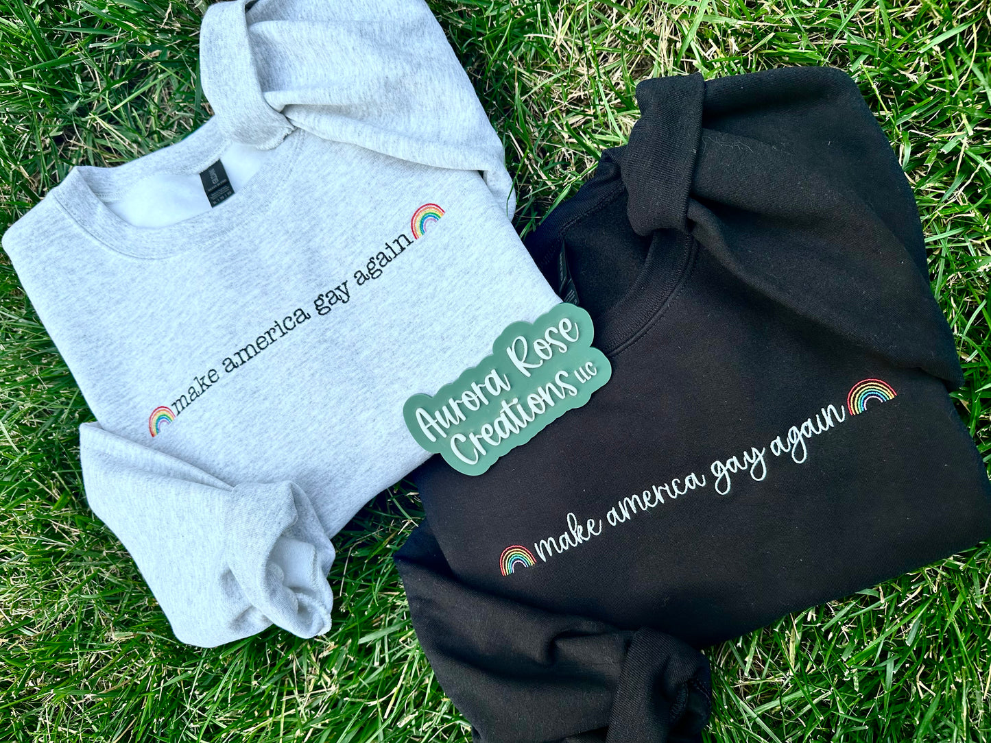 Make America Gay Again Embroidered Apparel