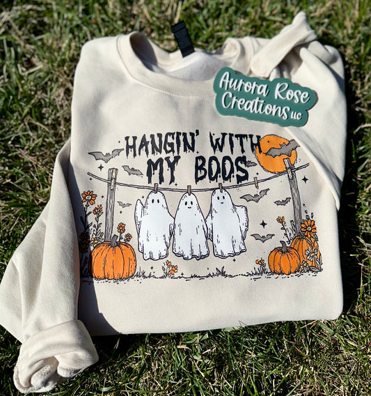 Hangin With My Boos DTF Apparel