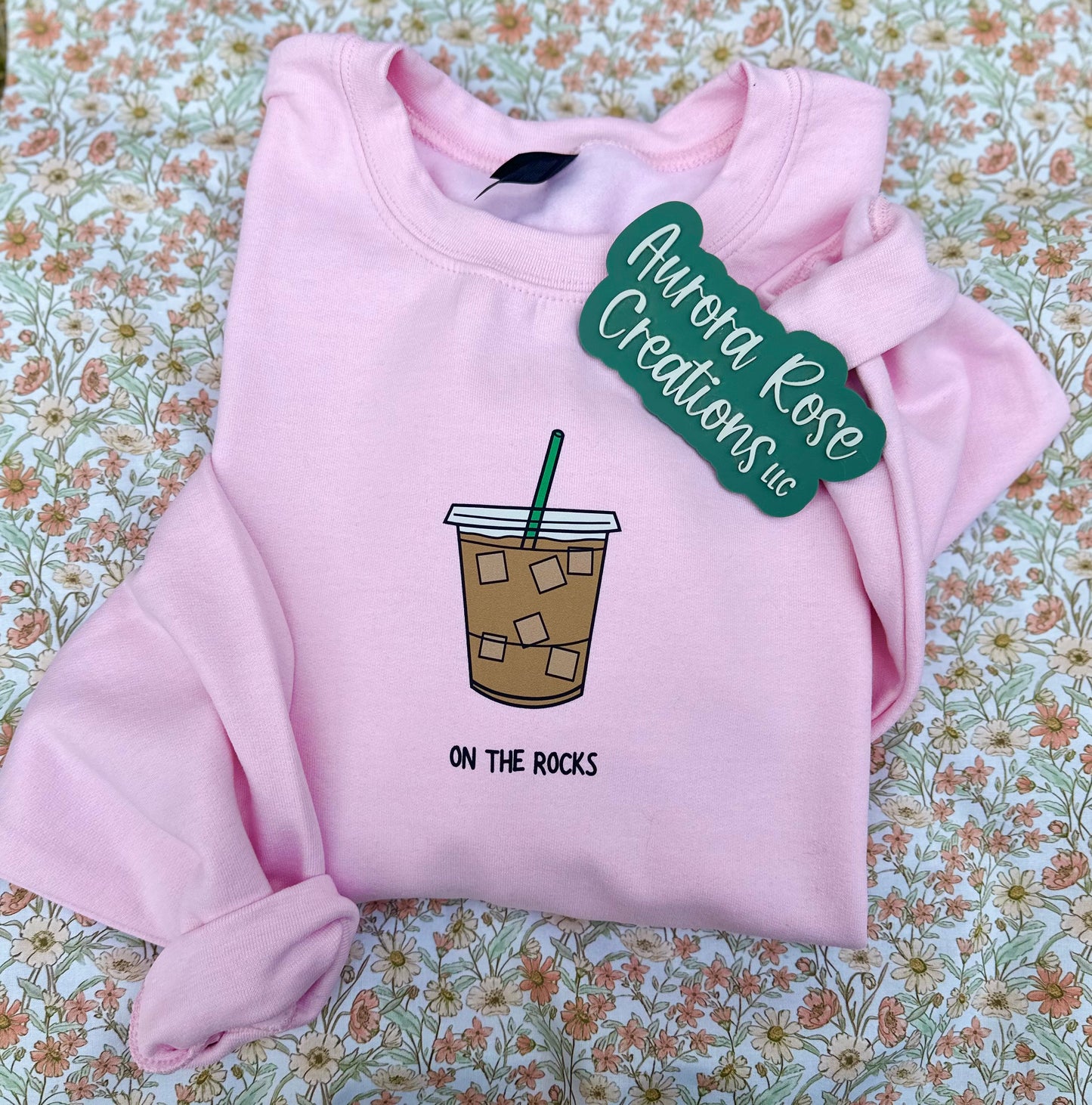 On The Rocks Coffee DTF Apparel