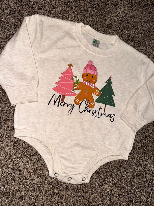 Merry Christmas Bubble Romper