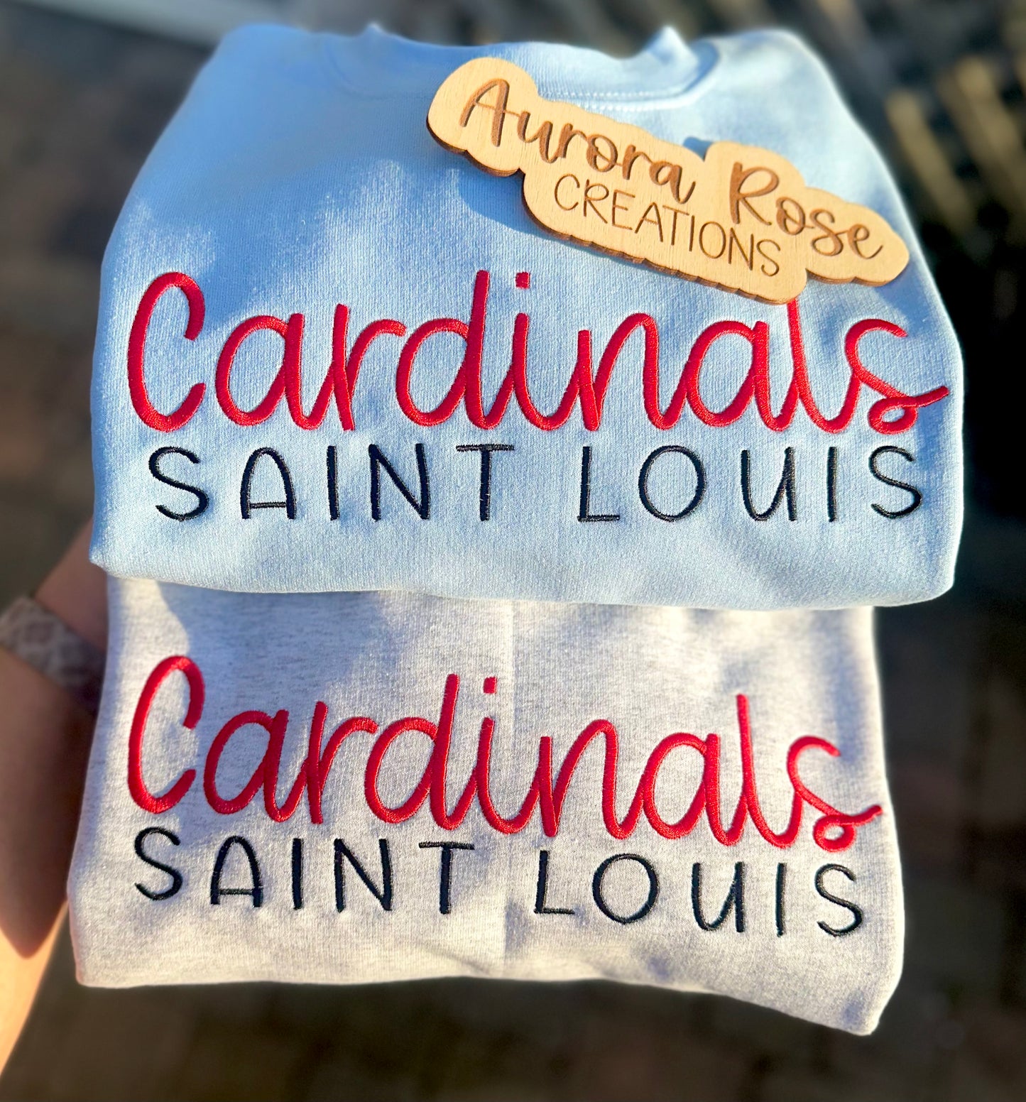 Saint Louis Cards Embroidered Sweatshirt
