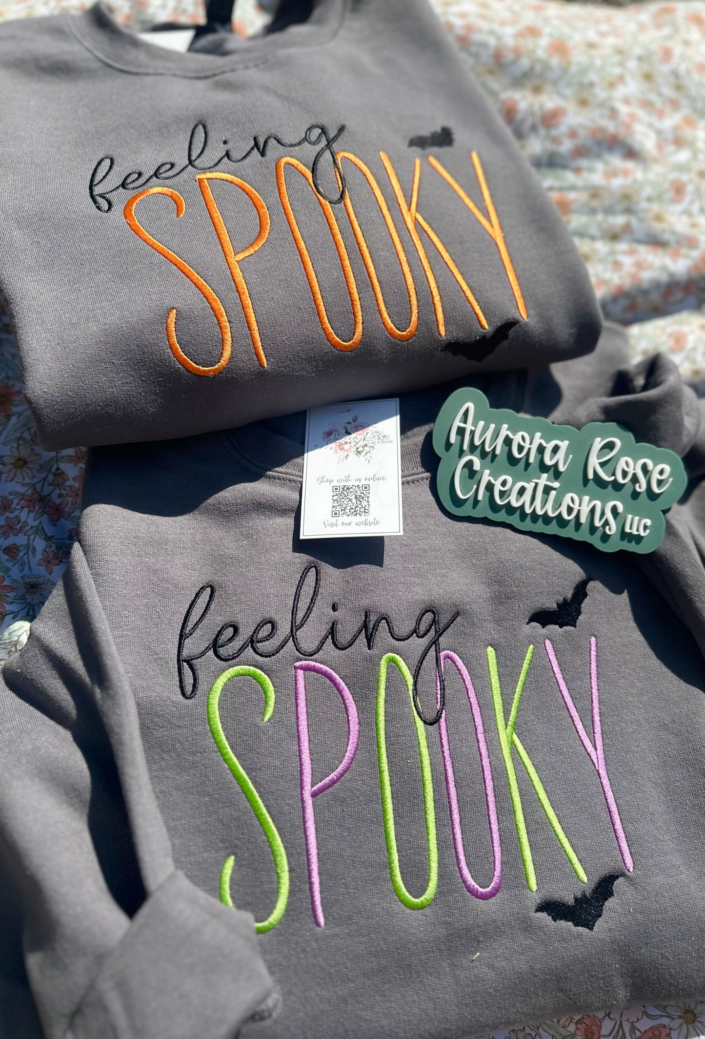 Feeling Spooky Embroidered Sweatshirt