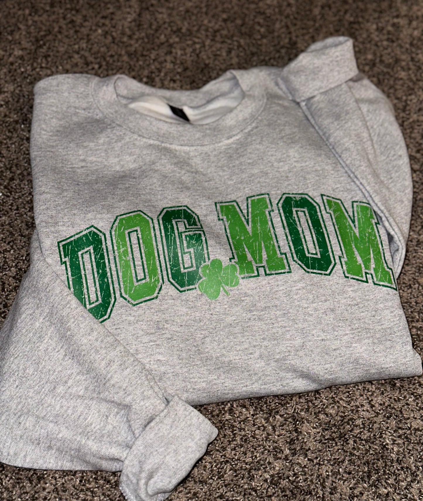 Dog Mom Shamrock Sweatshirt