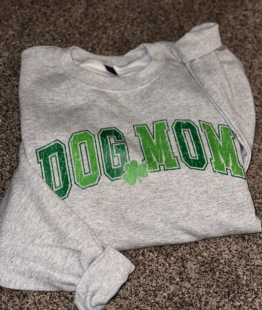 Dog Mom Shamrock Sweatshirt
