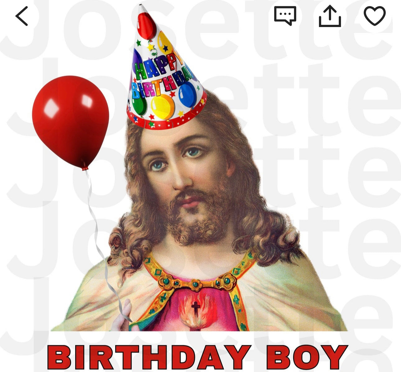 Birthday Boy Jesus