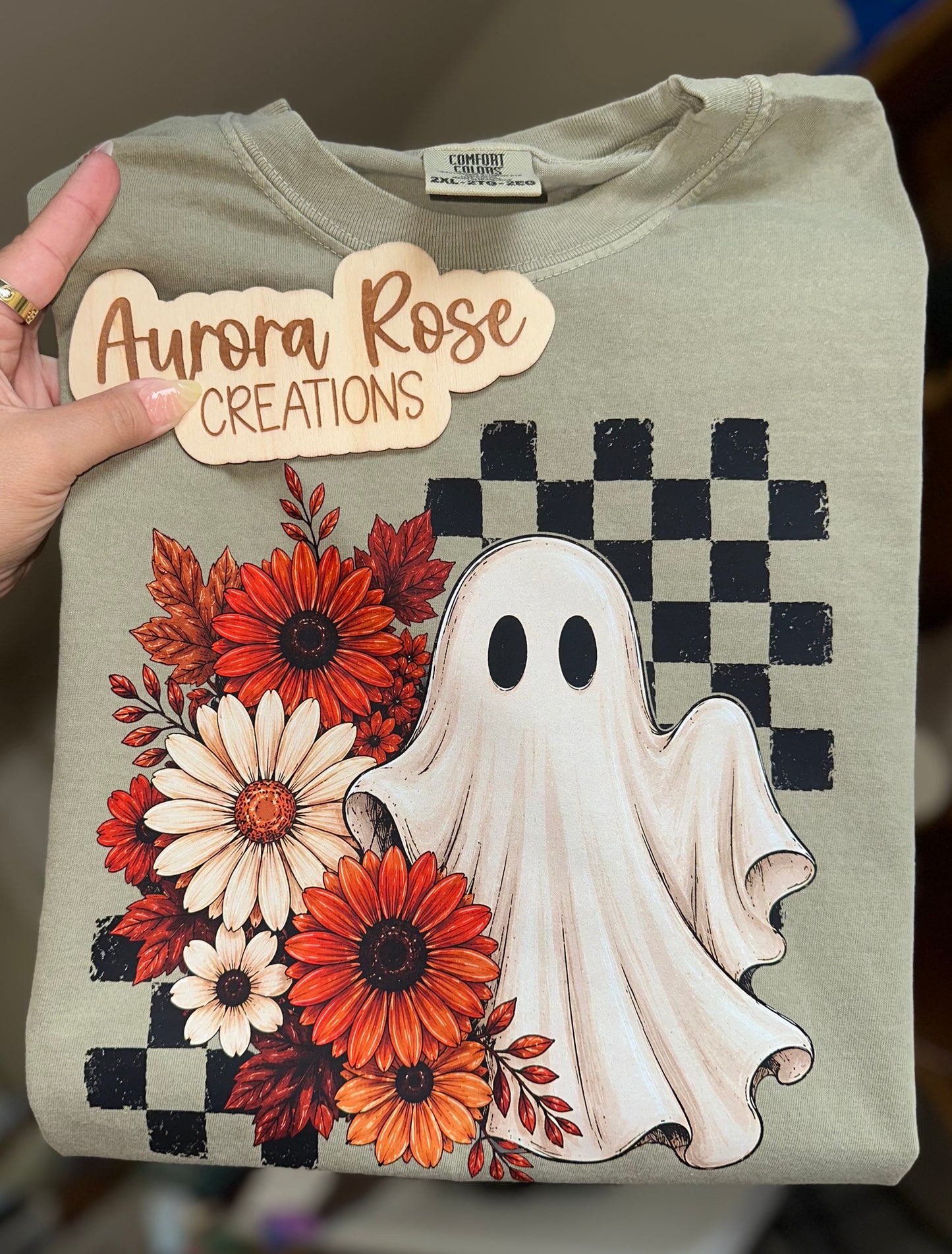 Checkered Floral Ghosty