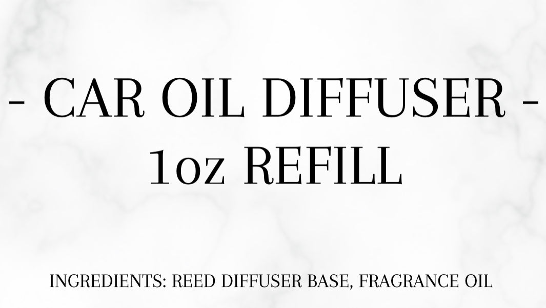 REFILL - Car Oil Diffuser