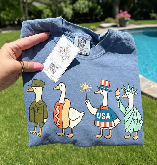 Patriotic Goose Tee