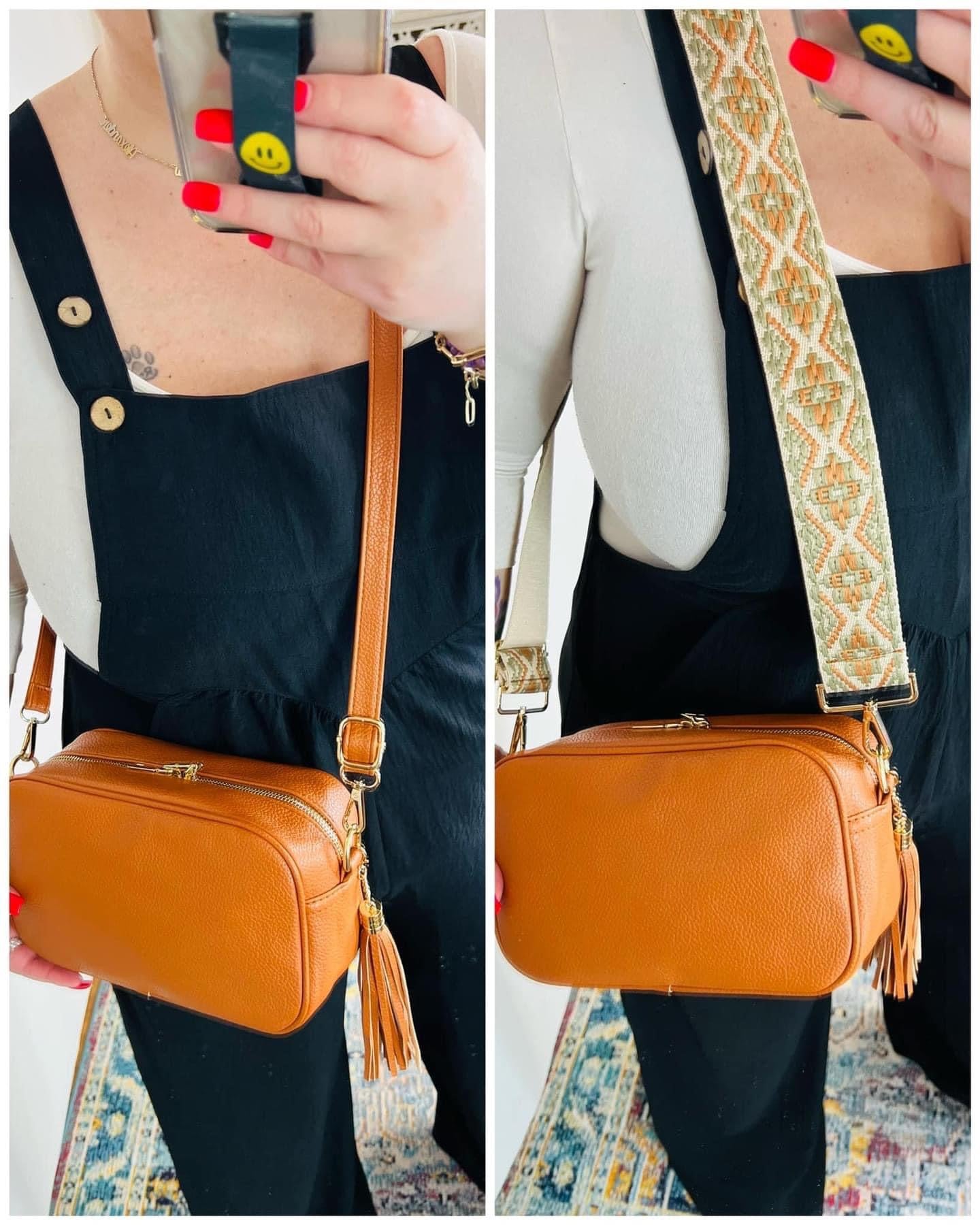 Vegan Leather Crossbody Bag