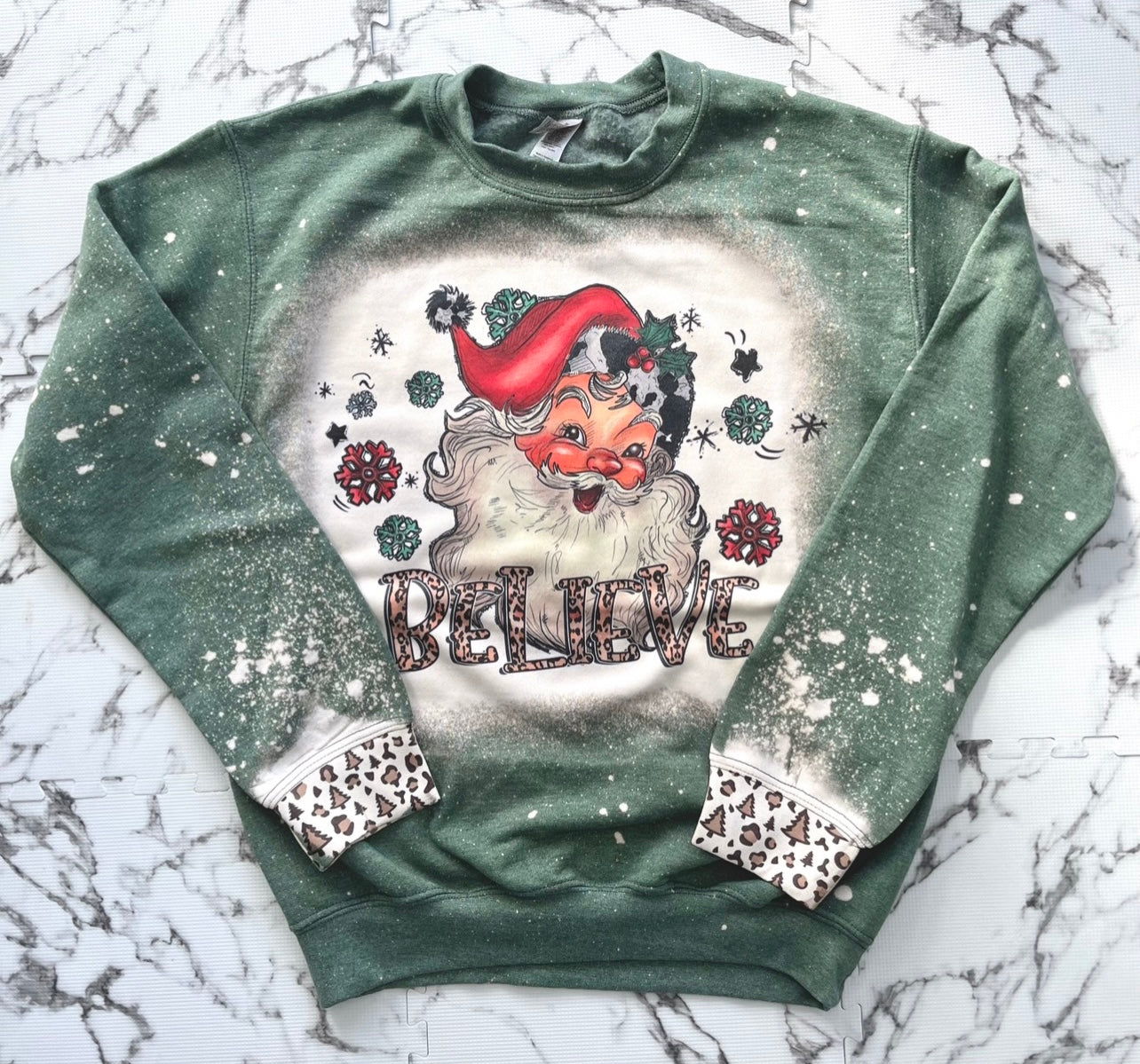 Believe Bleached Sweatshirt